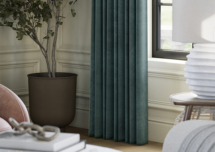 Sunningdale, Peacock - Made to Measure Curtains - Image 5